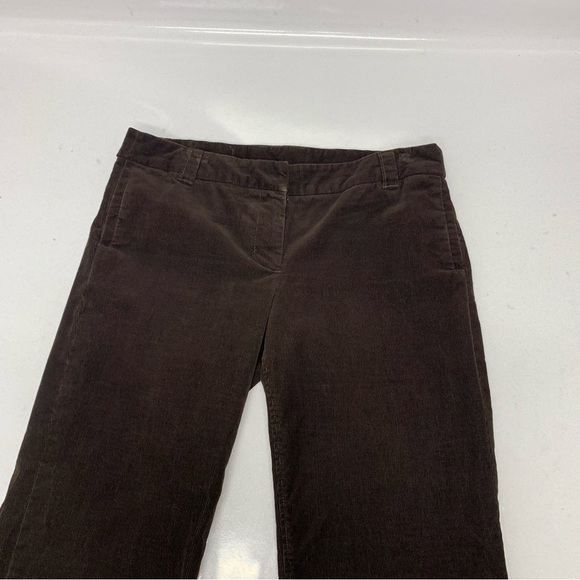 J Crew Corduroy Pants Woman 10  Boot Brown Trouser Pockets Casual‎ Work Office - Picture 7 of 11